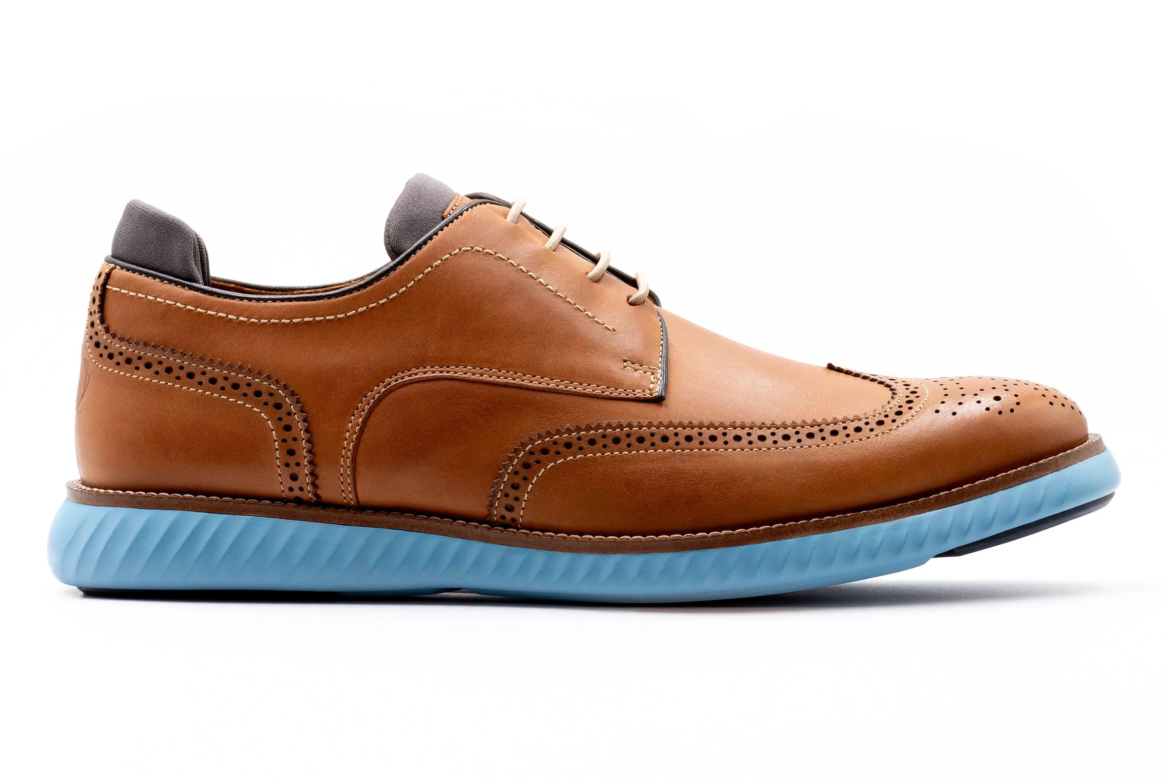 Countryaire Saddle Leather Wingtip - Saddle Tan sold by Martin Dingman product image thumbnail 5