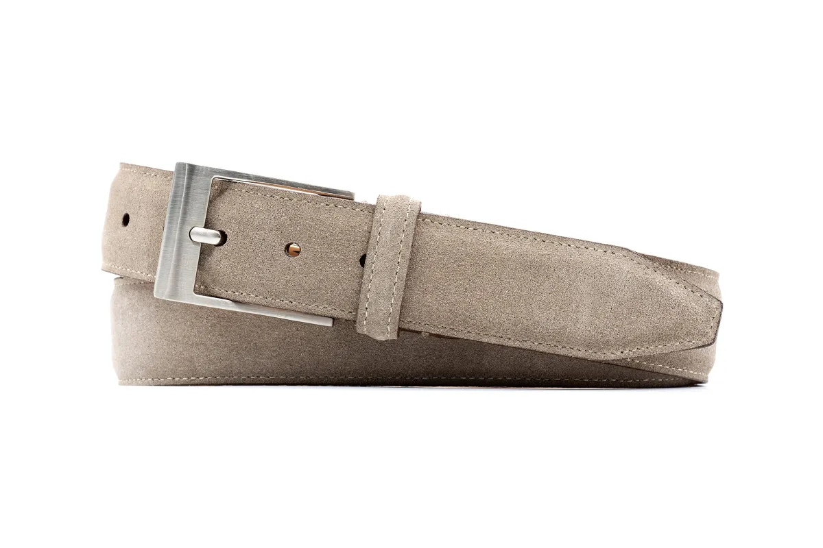 Royal Suede Belt - Stone made by Martin Dingman
