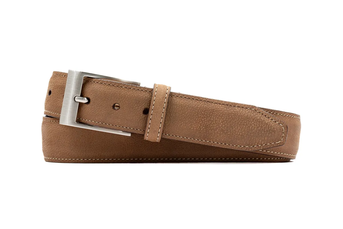 Royal Nubuck Belt - Camel made by Martin Dingman