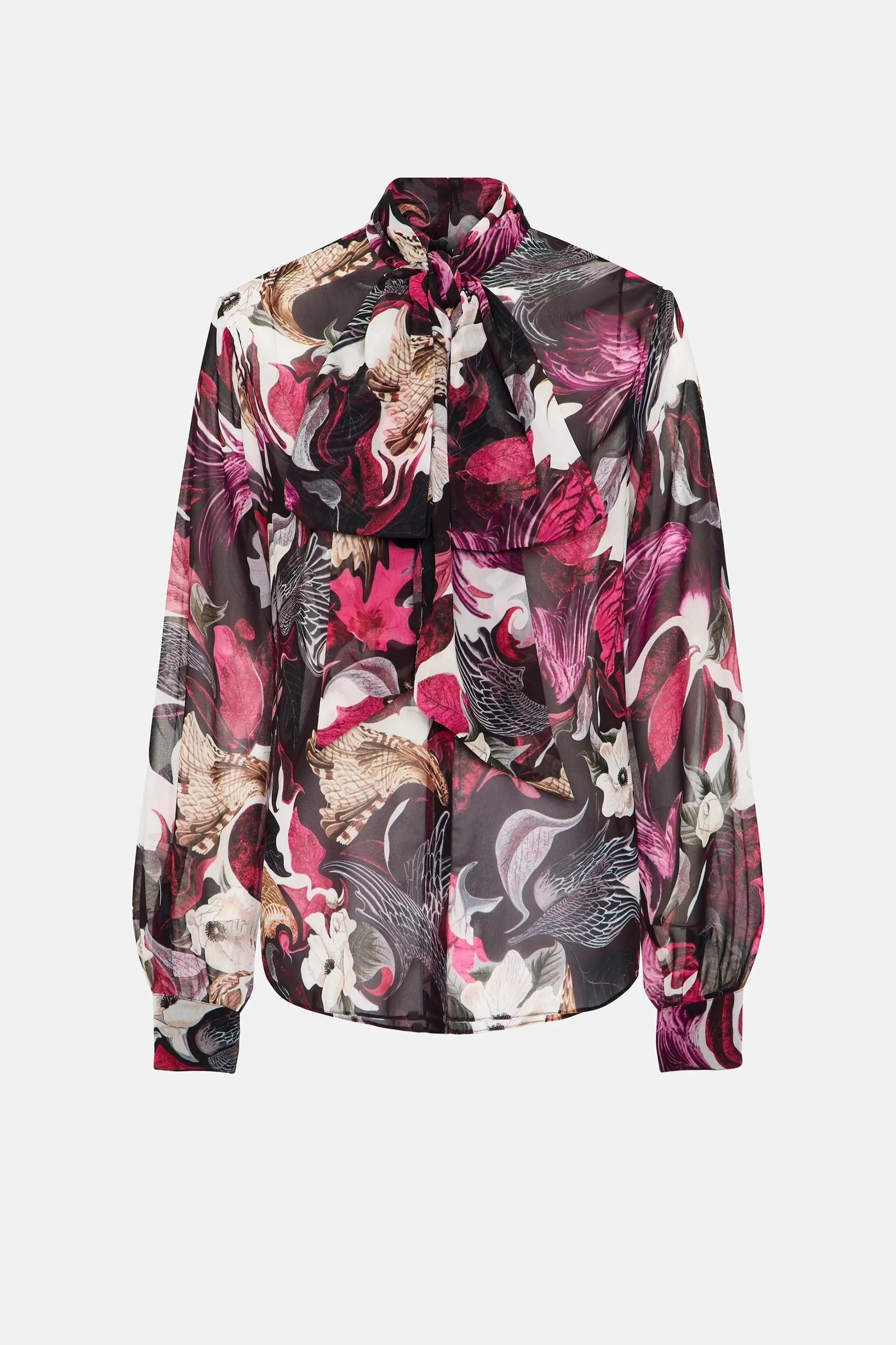 Ines Blouse Camofolia Parakeet sold by MARY KATRANTZOU