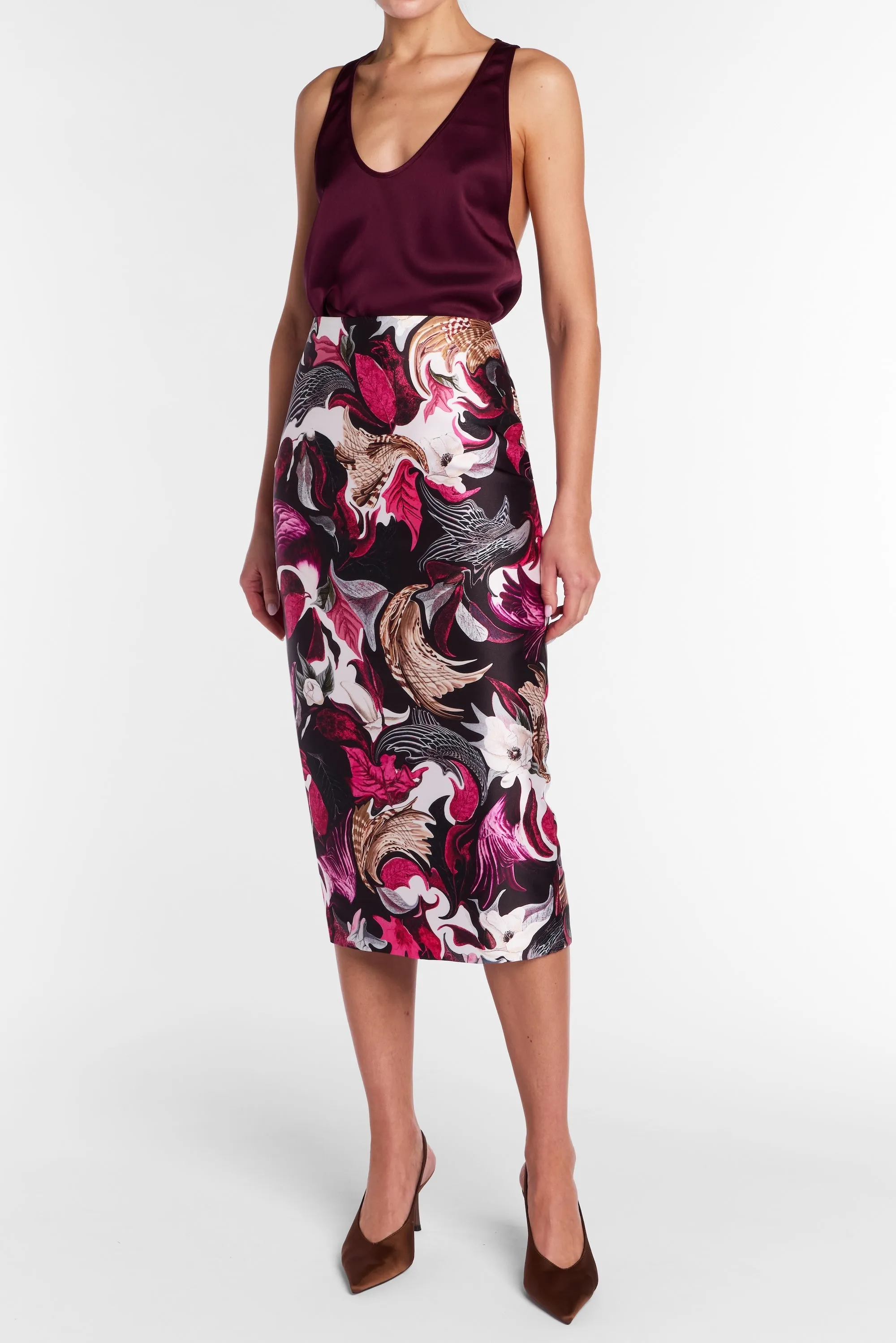 Vargas Skirt Camofolia Parakeet sold by MARY KATRANTZOU product image thumbnail 2