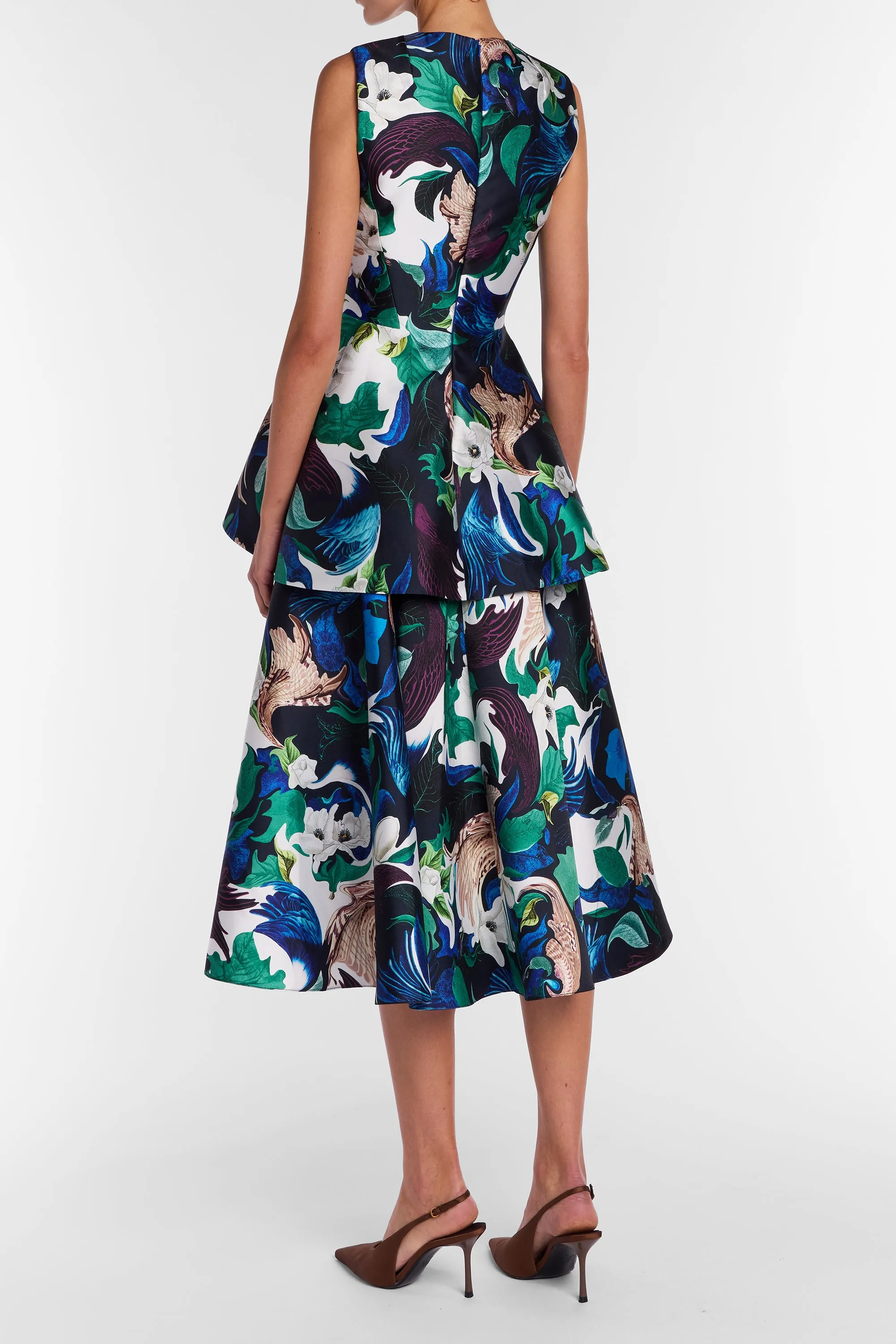 Stowe Skirt Camofolia Peacock sold by MARY KATRANTZOU product image thumbnail 3