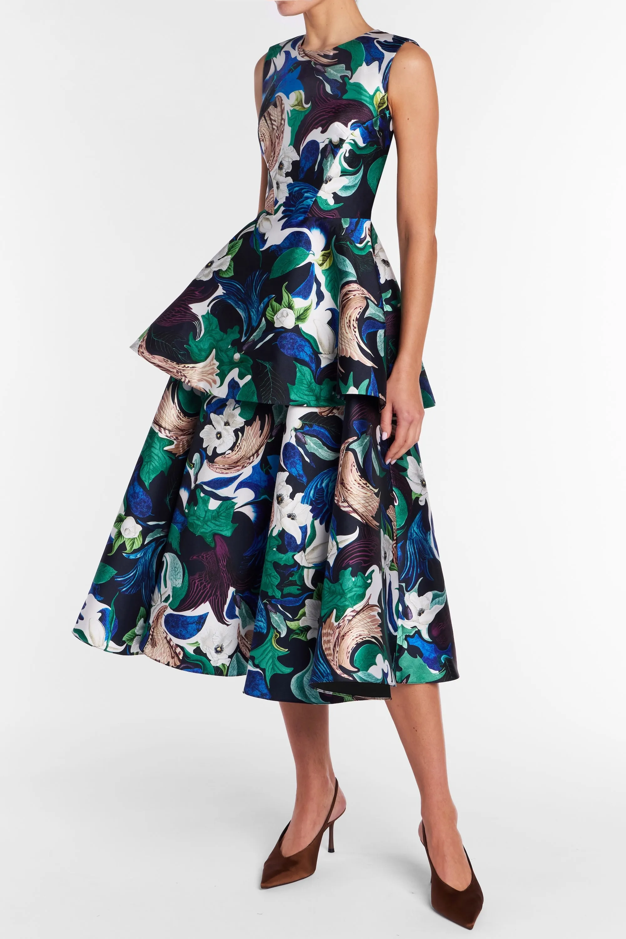 Stowe Skirt Camofolia Peacock sold by MARY KATRANTZOU product image thumbnail 2