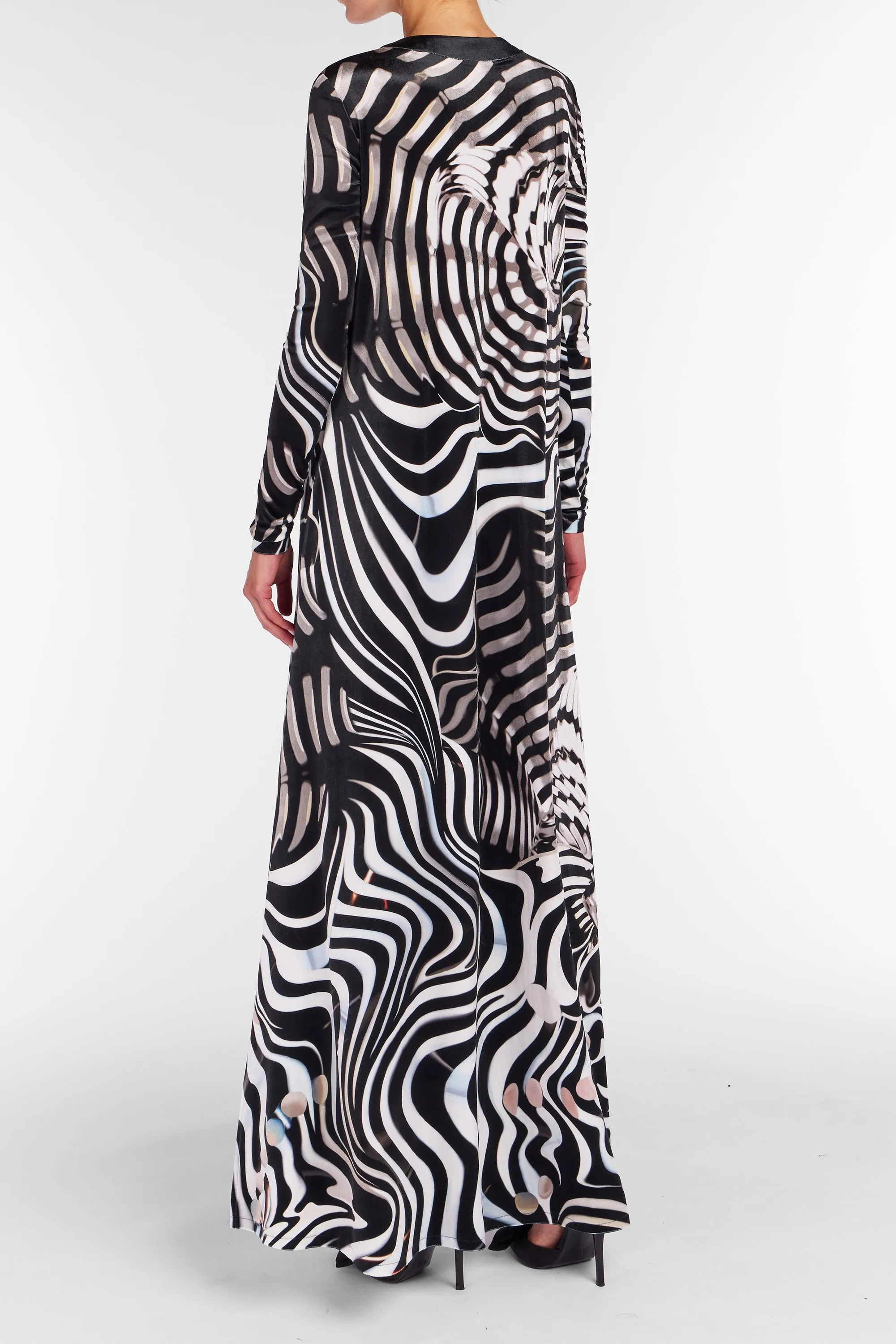 Carrington Kaftan Vitreous Zebra sold by MARY KATRANTZOU product image thumbnail 3