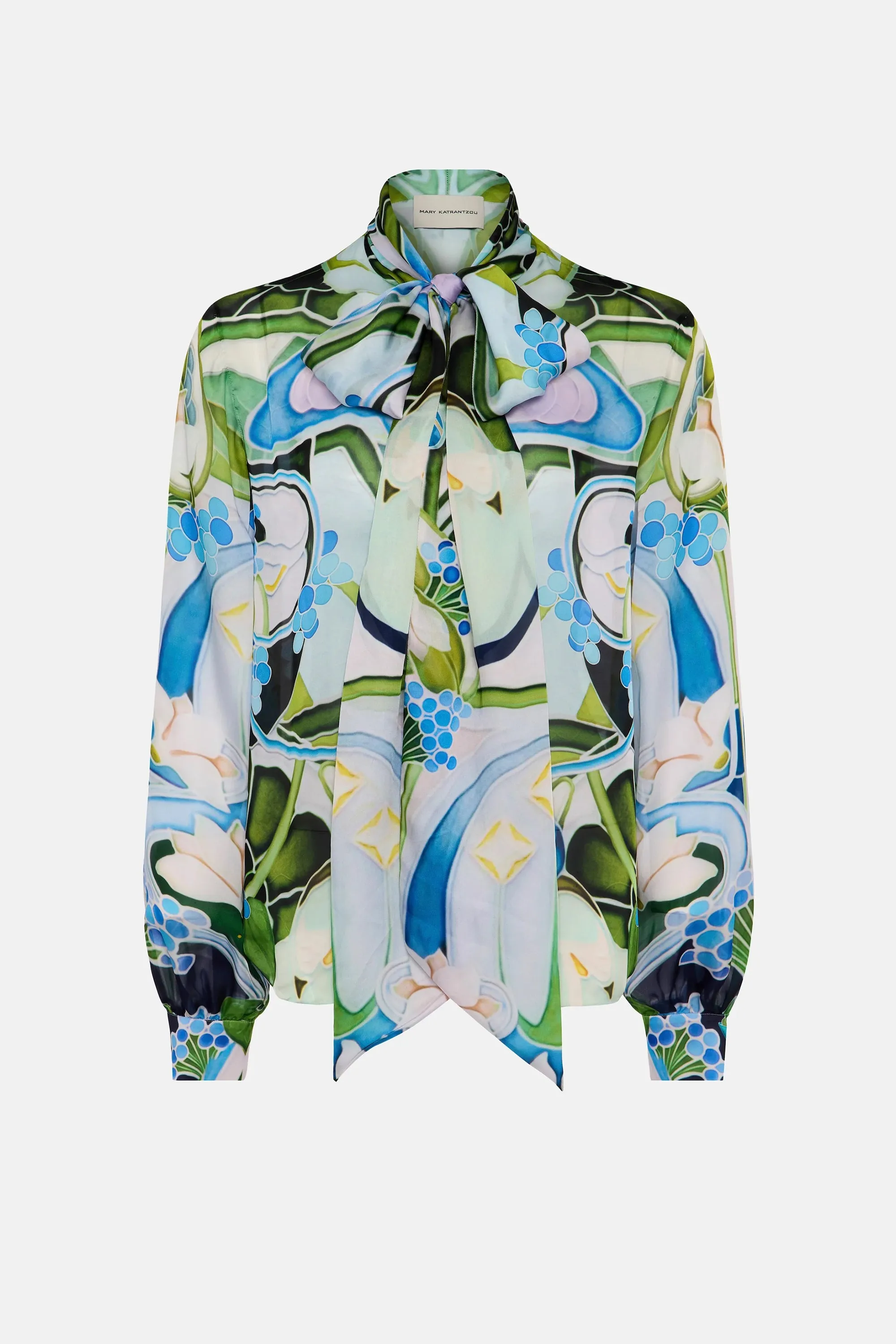 Ines Blouse Ceramica Lila sold by MARY KATRANTZOU