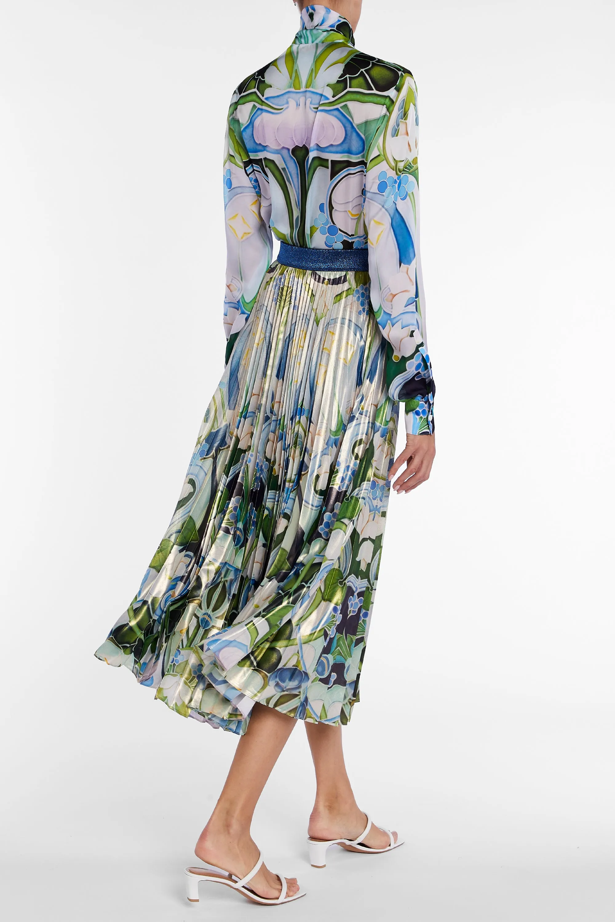 Ines Blouse Ceramica Lila sold by MARY KATRANTZOU product image thumbnail 3