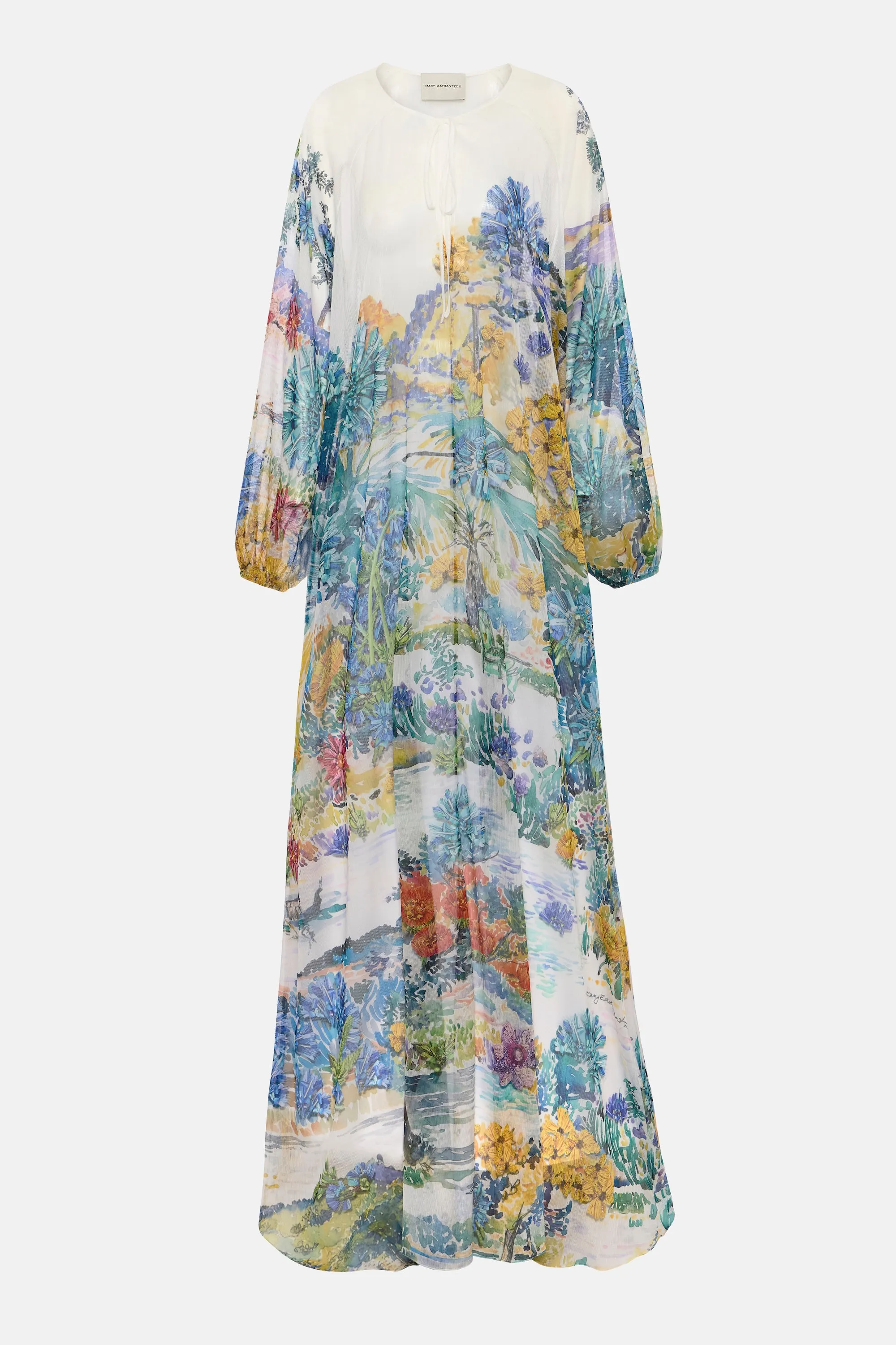 Cevennes Kaftan Aviemore Water sold by MARY KATRANTZOU