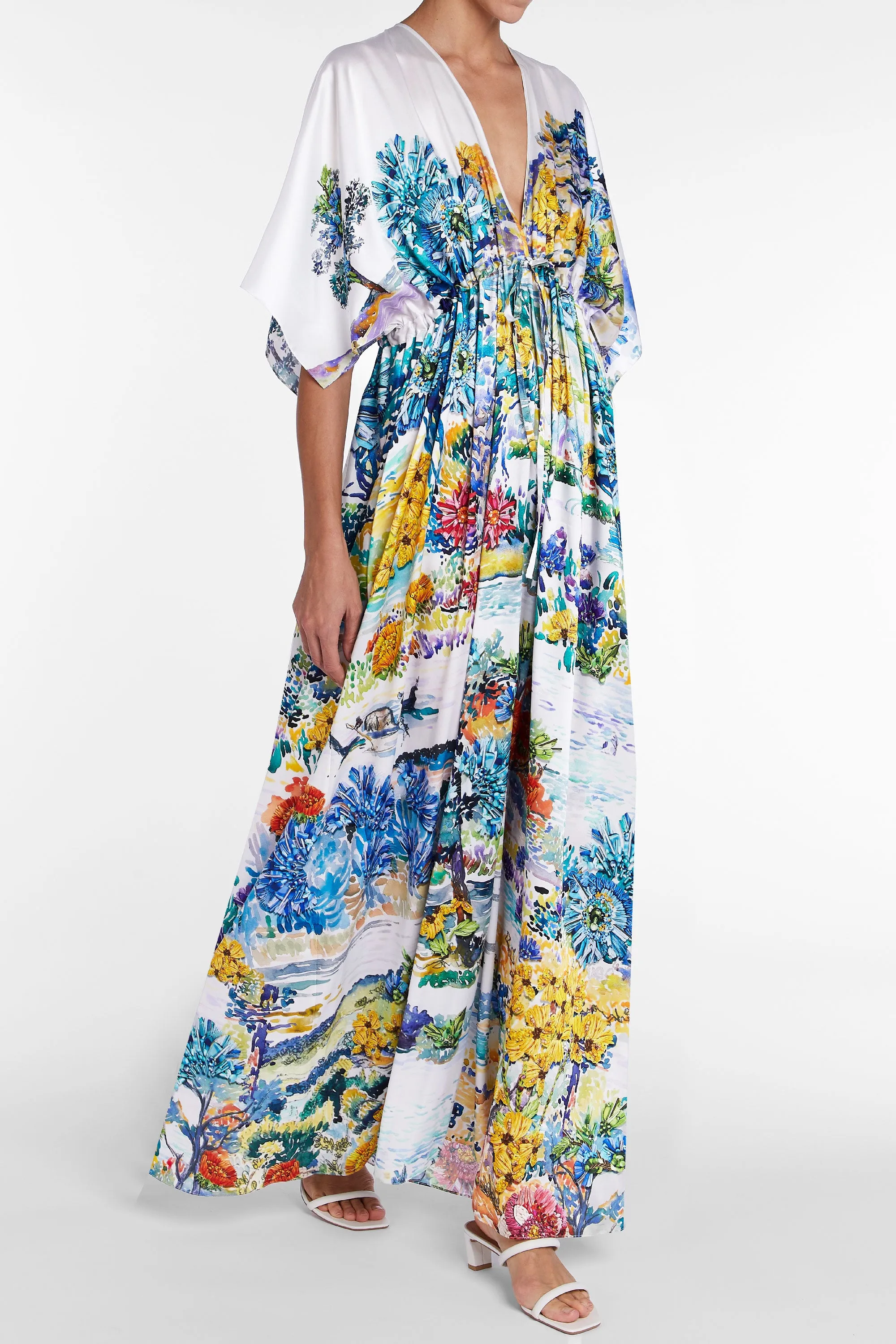 Taormina Kaftan Aviemore Water sold by MARY KATRANTZOU product image thumbnail 2
