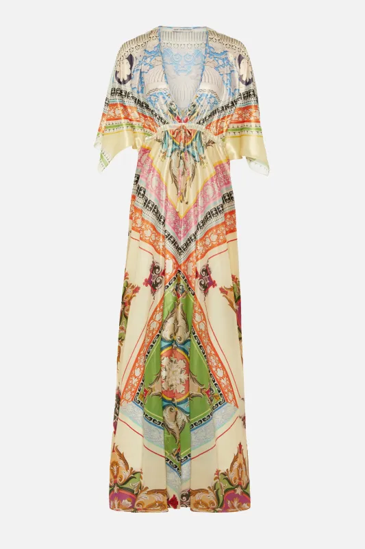 Taormina Kaftan Multi Cornicing sold by MARY KATRANTZOU