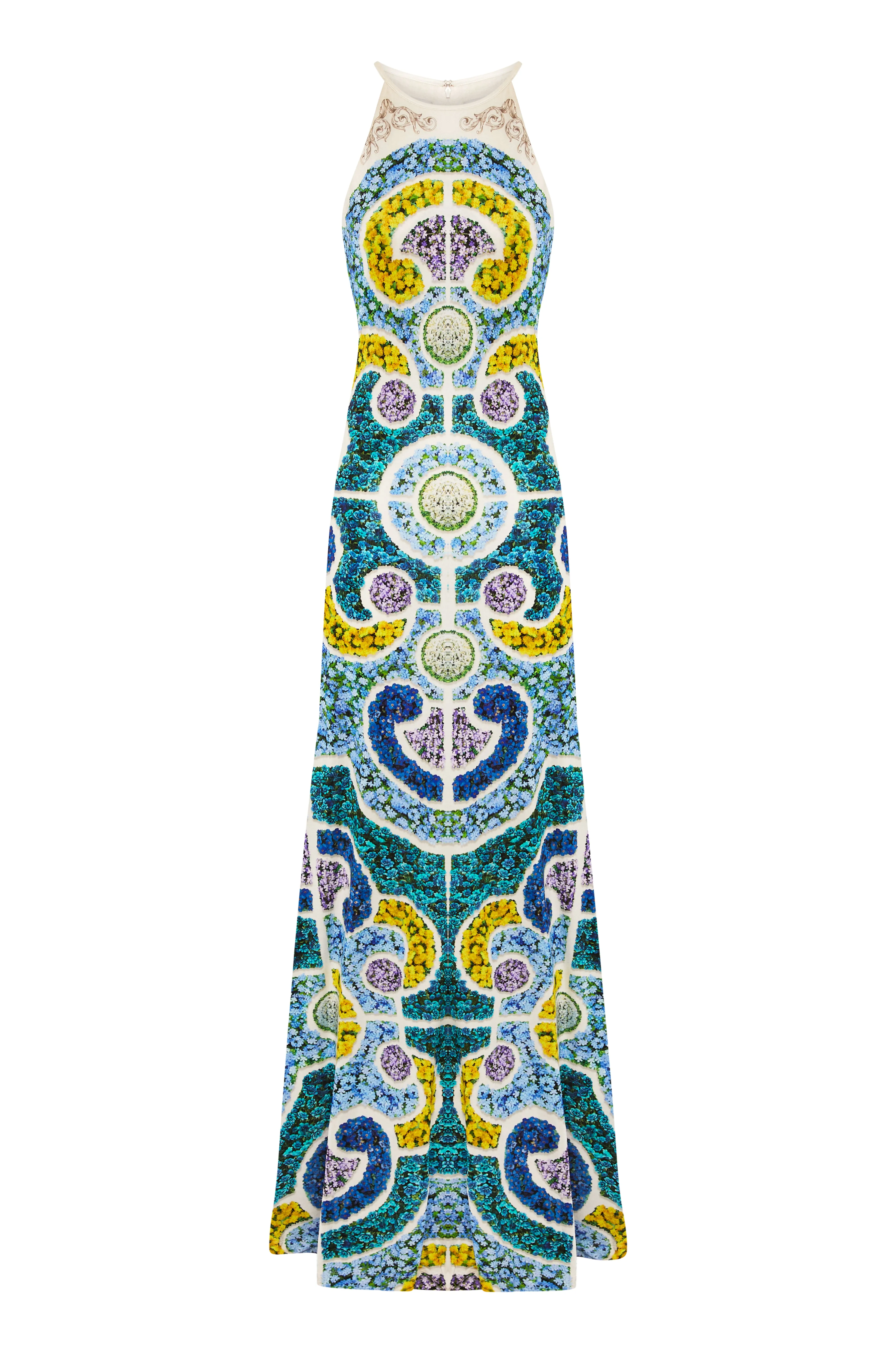Cher Dress Bluebell Topiary sold by MARY KATRANTZOU product image thumbnail 2
