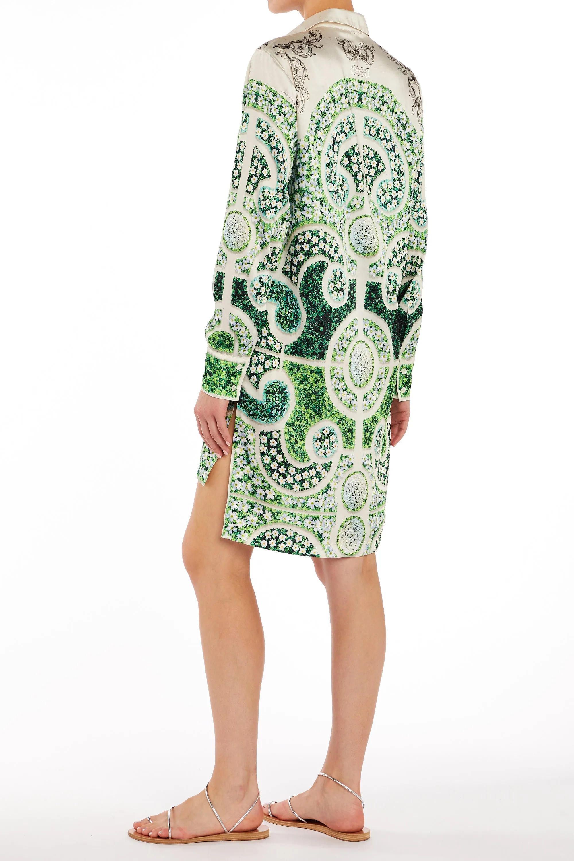 Verona Shirt Rosemary Green Topiary sold by MARY KATRANTZOU product image thumbnail 3