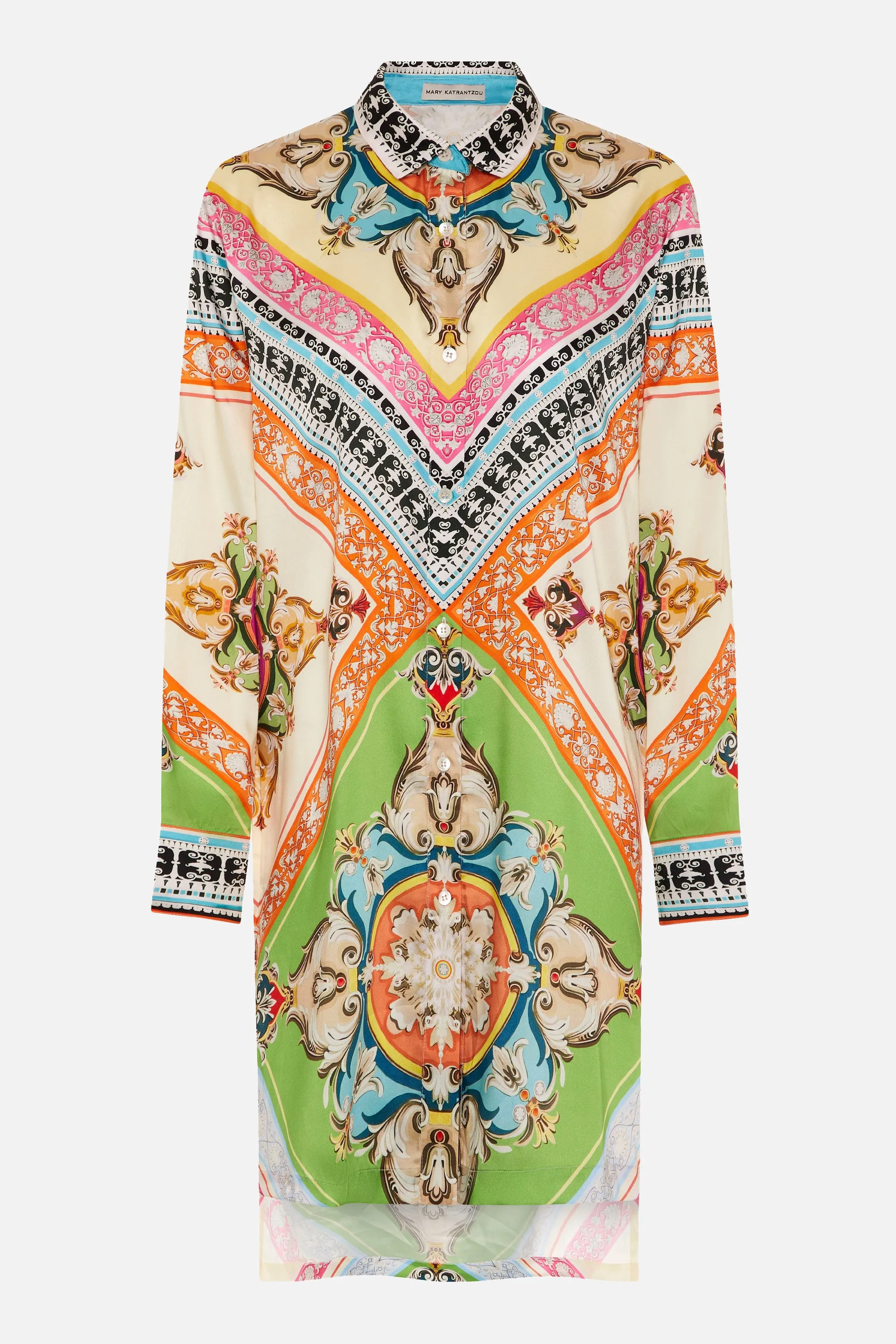 Verona Shirt Multi Cornicing sold by MARY KATRANTZOU