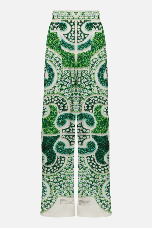 Varenne Trousers Rosemary Green sold by MARY KATRANTZOU