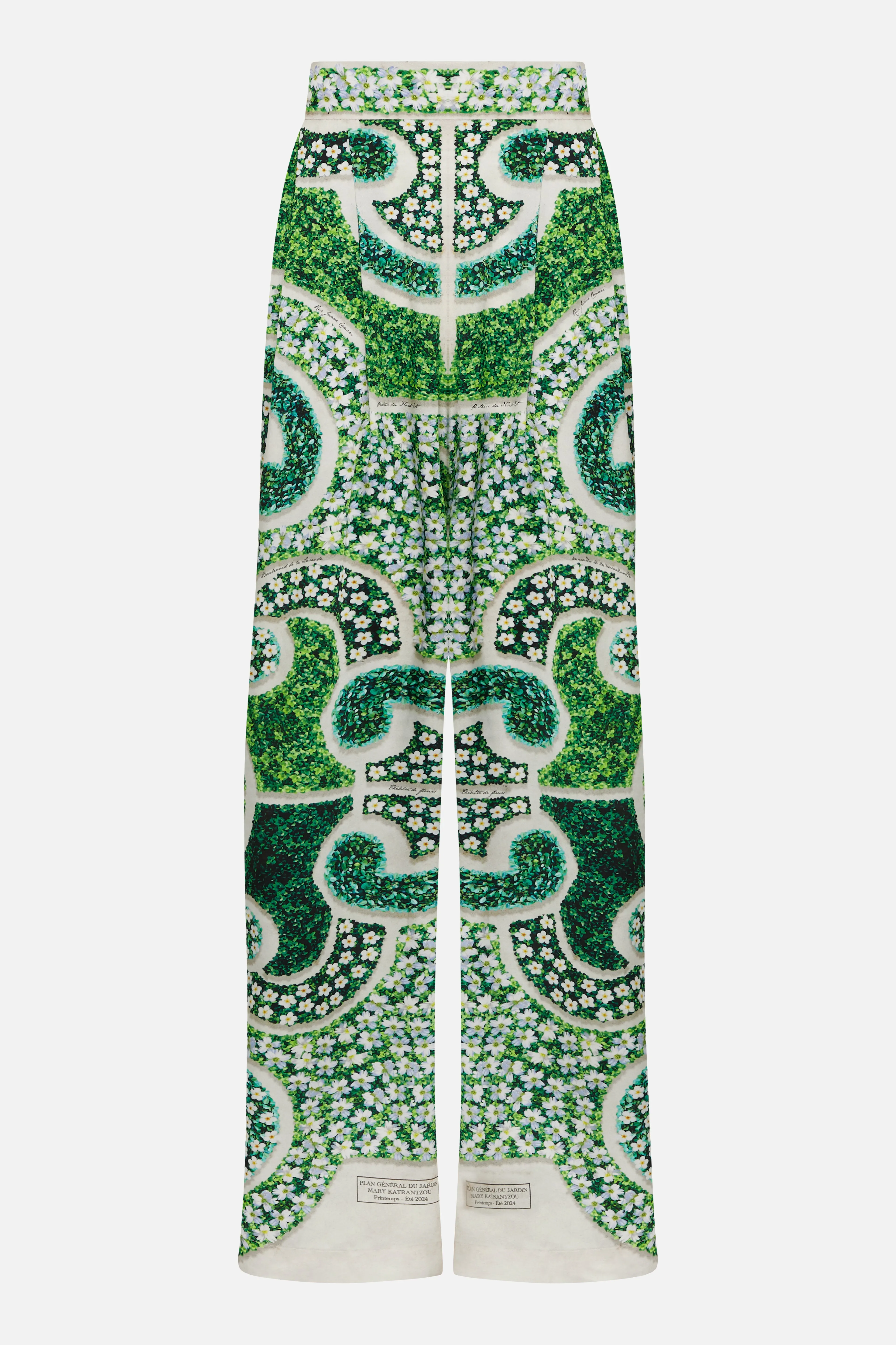 Varenne Trousers Rosemary Green sold by MARY KATRANTZOU