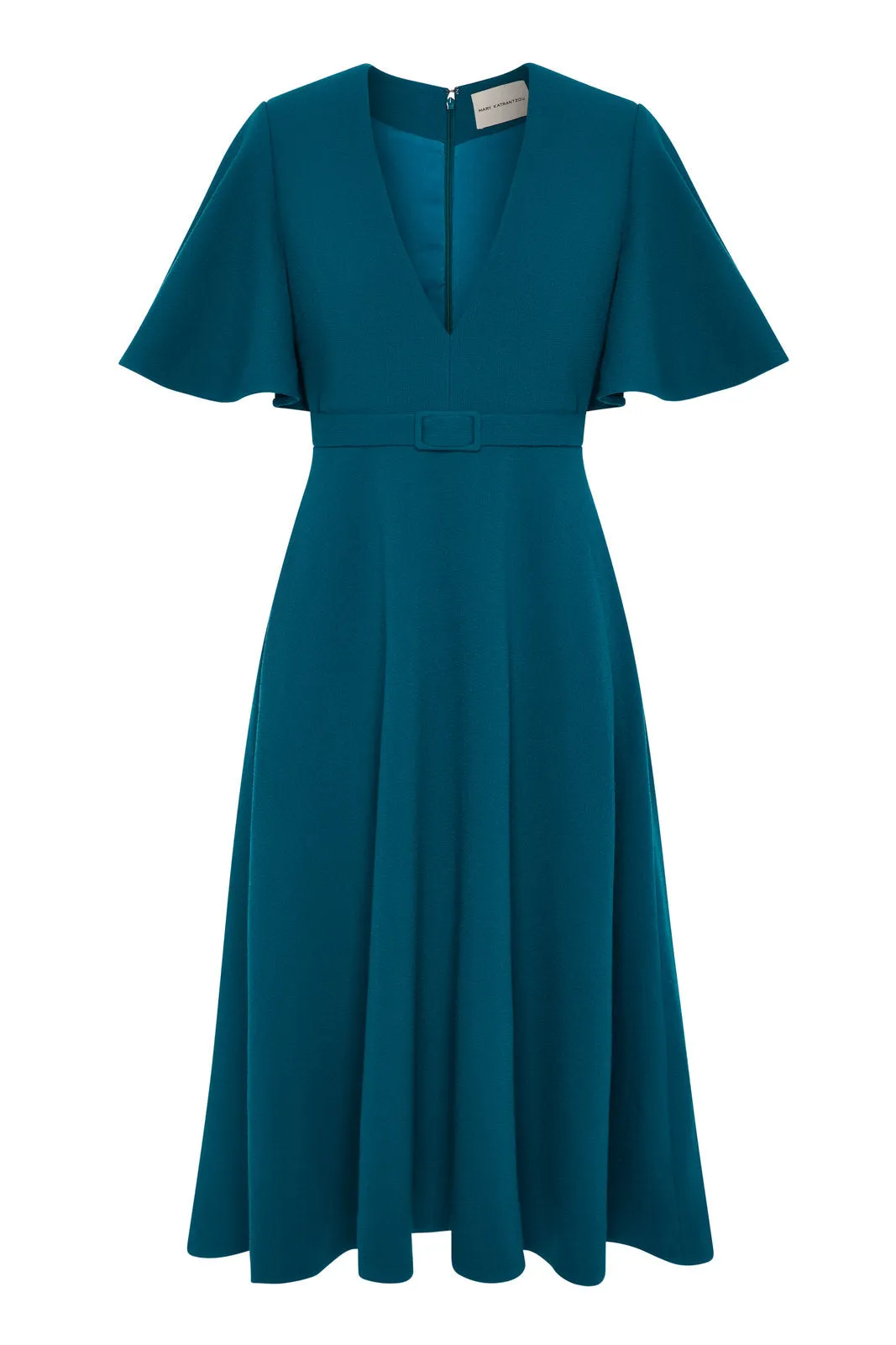 Marie Dress Metallum Teal sold by MARY KATRANTZOU product image thumbnail 4