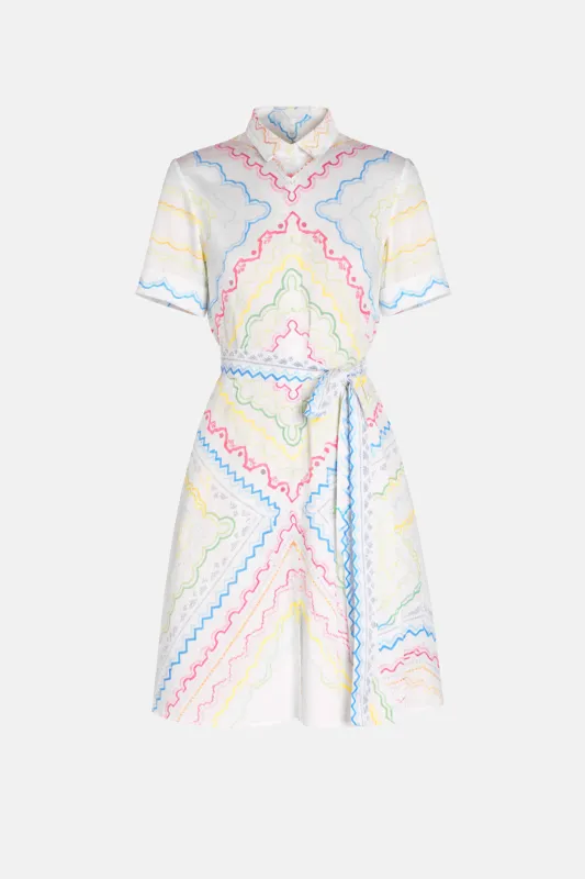 Chima Dress Blanchetto made by MARY KATRANTZOU