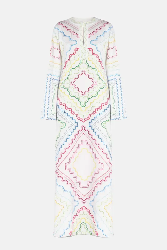 Collins Kaftan Dress Blanchetto made by MARY KATRANTZOU