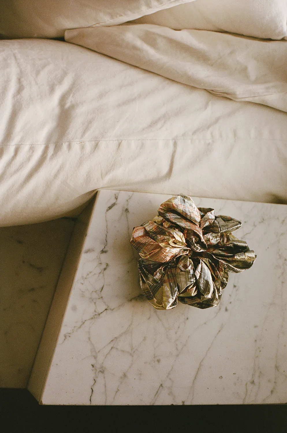 CAMELLIA SCRUNCHIE, SHINE sold by Maryam Nassir Zadeh product image thumbnail 3