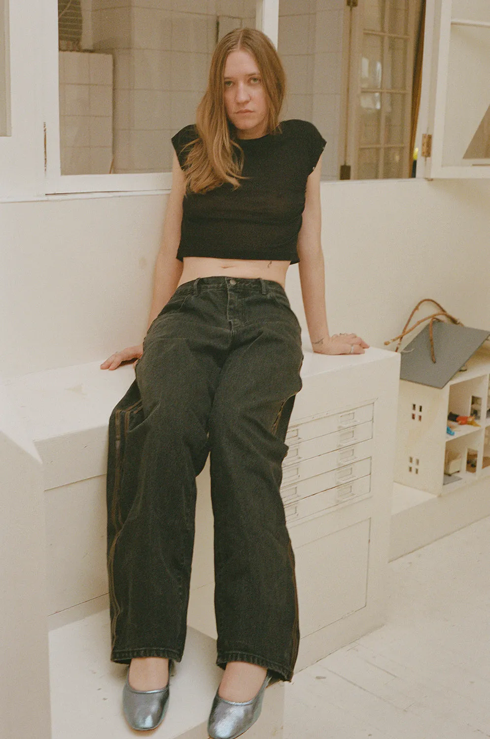 CROPPED SHORT SLEEVED TOP, RUN 6 1998 sold by Maryam Nassir Zadeh