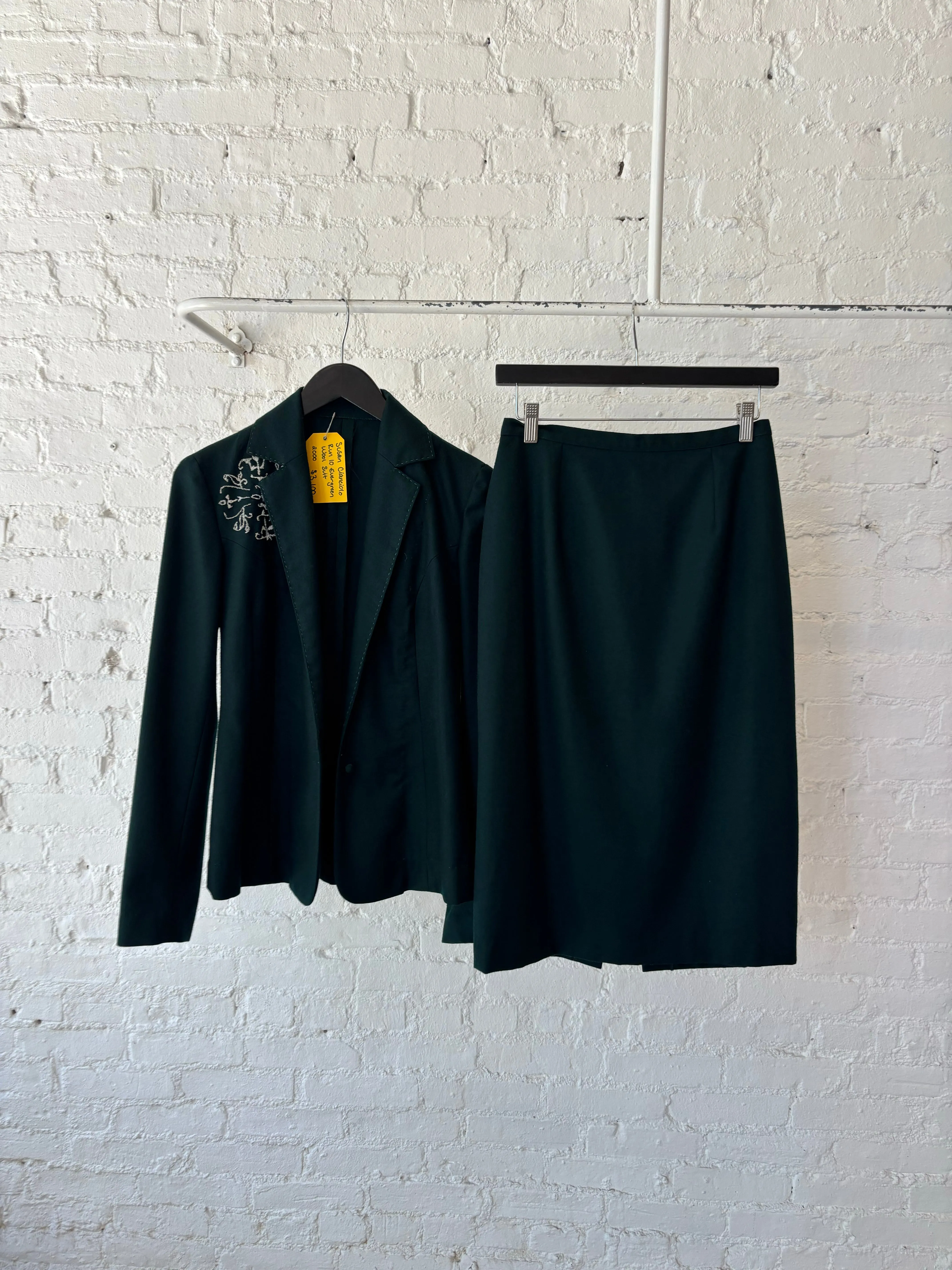 EVERGREEN WOOL SUIT SET, RUN 10 2000 sold by Maryam Nassir Zadeh product image thumbnail 5