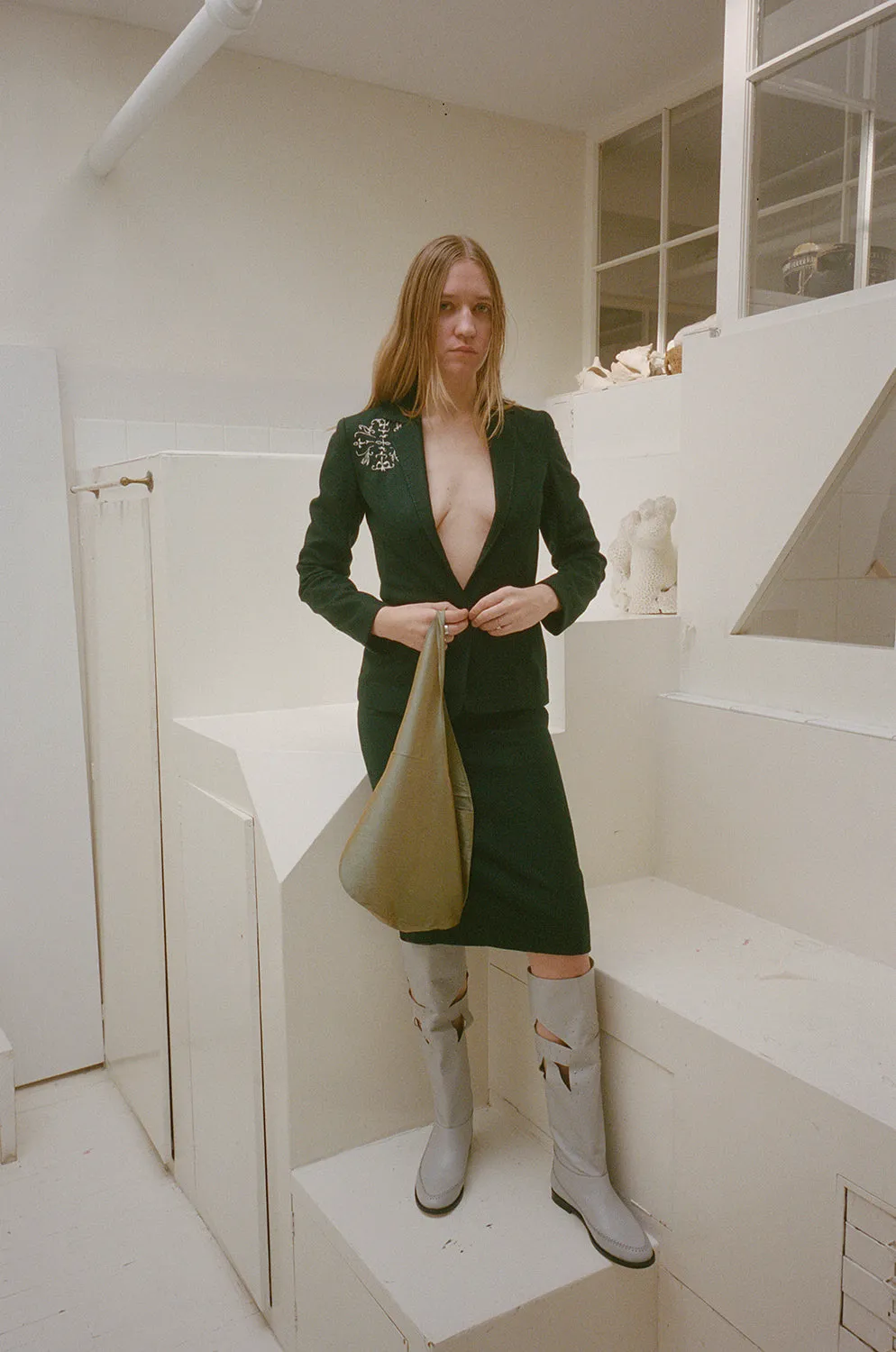 EVERGREEN WOOL SUIT SET, RUN 10 2000 sold by Maryam Nassir Zadeh product image thumbnail 3