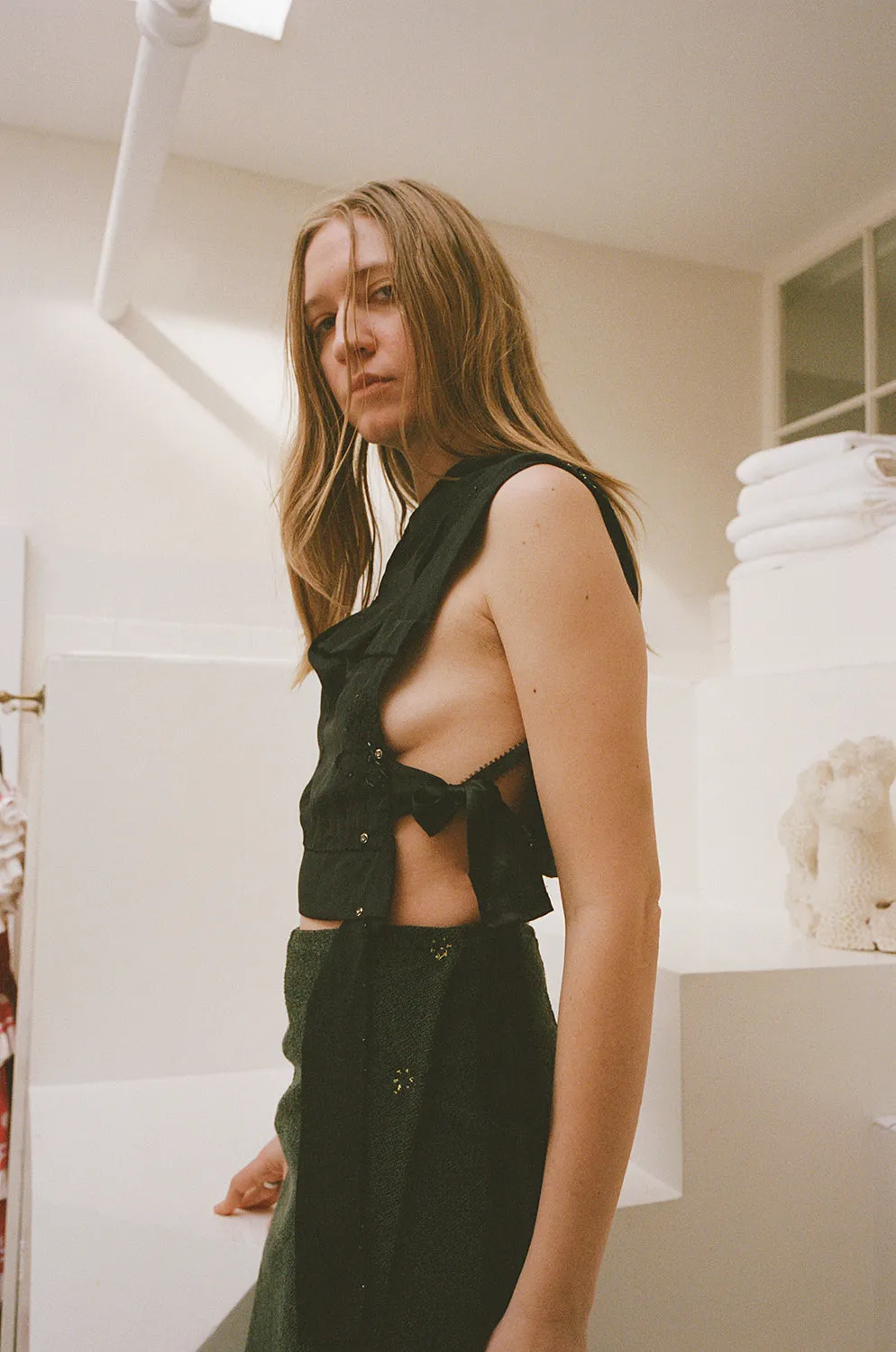 BLACK SILK TOP, RUN 3 1996 sold by Maryam Nassir Zadeh product image thumbnail 5