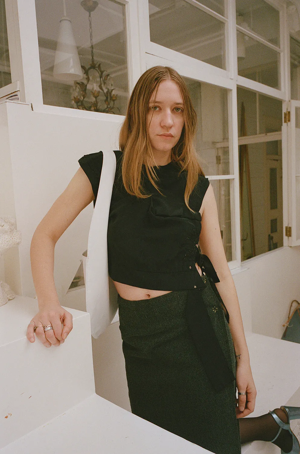 BLACK SILK TOP, RUN 3 1996 sold by Maryam Nassir Zadeh product image thumbnail 2