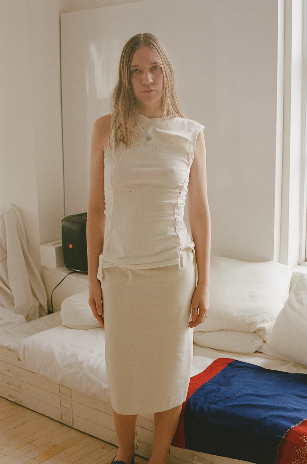 IVORY TOP W/ STITCHING, RUN 7 1998 sold by Maryam Nassir Zadeh product image thumbnail 2