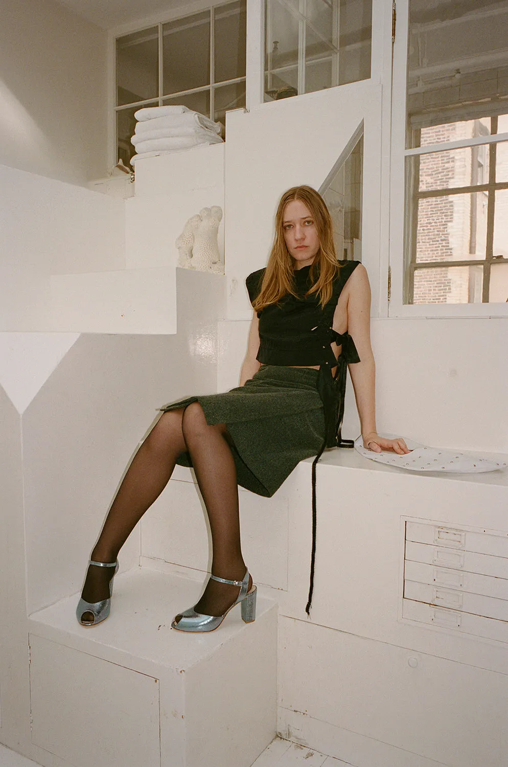 HEAVY WEIGHT KNIT SKIRT, RUN 2 1996 sold by Maryam Nassir Zadeh product image thumbnail 2