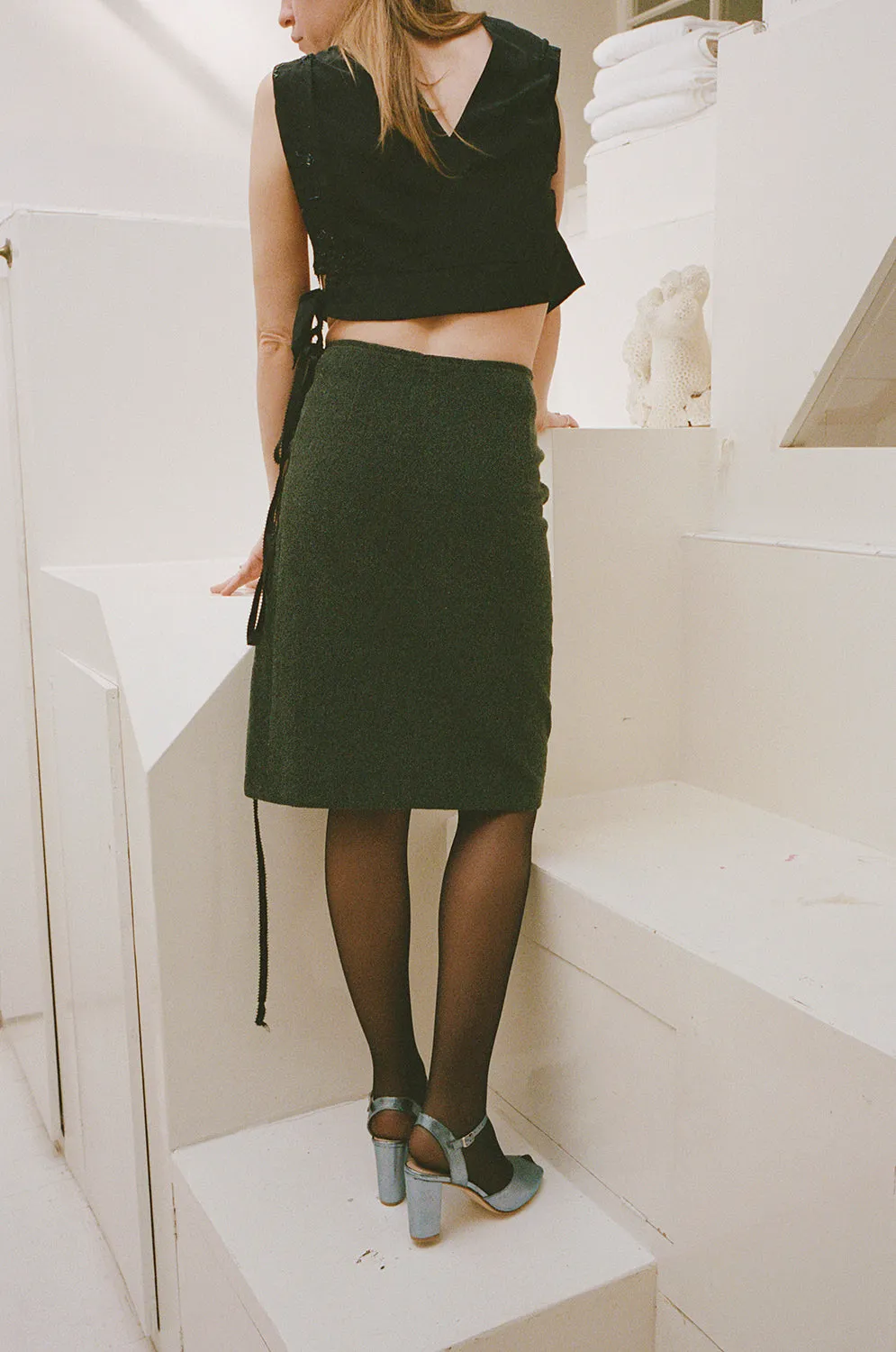 HEAVY WEIGHT KNIT SKIRT, RUN 2 1996 sold by Maryam Nassir Zadeh product image thumbnail 4