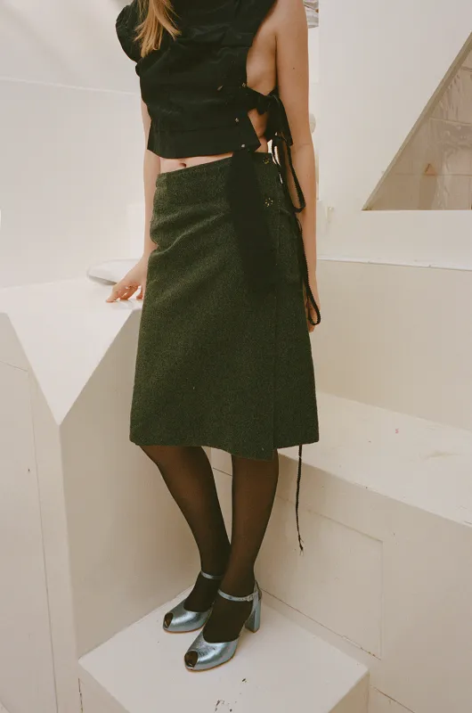 HEAVY WEIGHT KNIT SKIRT, RUN 2 1996 sold by Maryam Nassir Zadeh