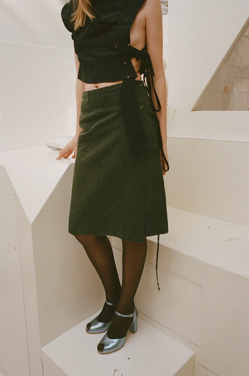 HEAVY WEIGHT KNIT SKIRT, RUN 2 1996 sold by Maryam Nassir Zadeh
