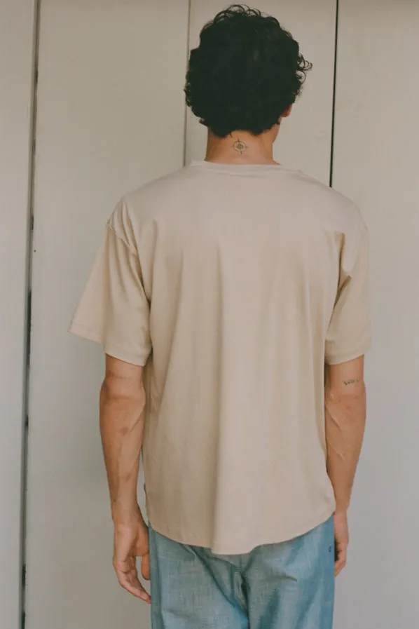 DREAM TEE, LIGHT UMBER sold by Maryam Nassir Zadeh product image thumbnail 4