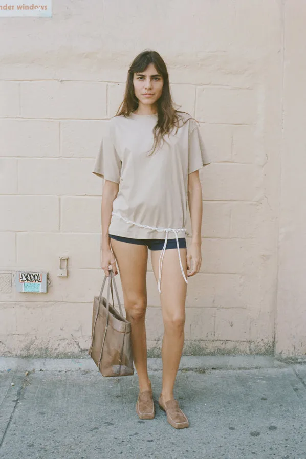 DREAM TEE, LIGHT UMBER sold by Maryam Nassir Zadeh