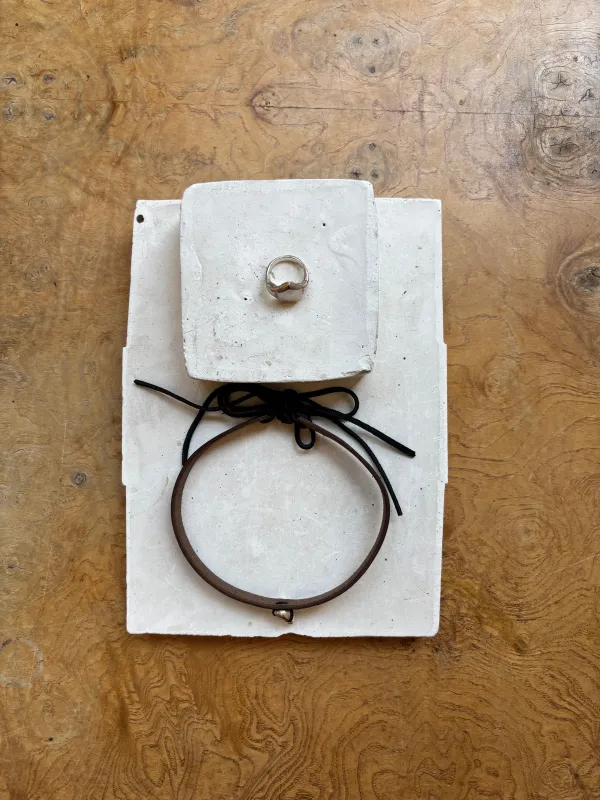 SHIELD RING, SILVER sold by Maryam Nassir Zadeh