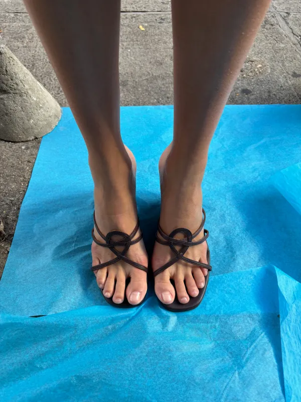 OPERA WEDGE, BRUN CALF made by Maryam Nassir Zadeh