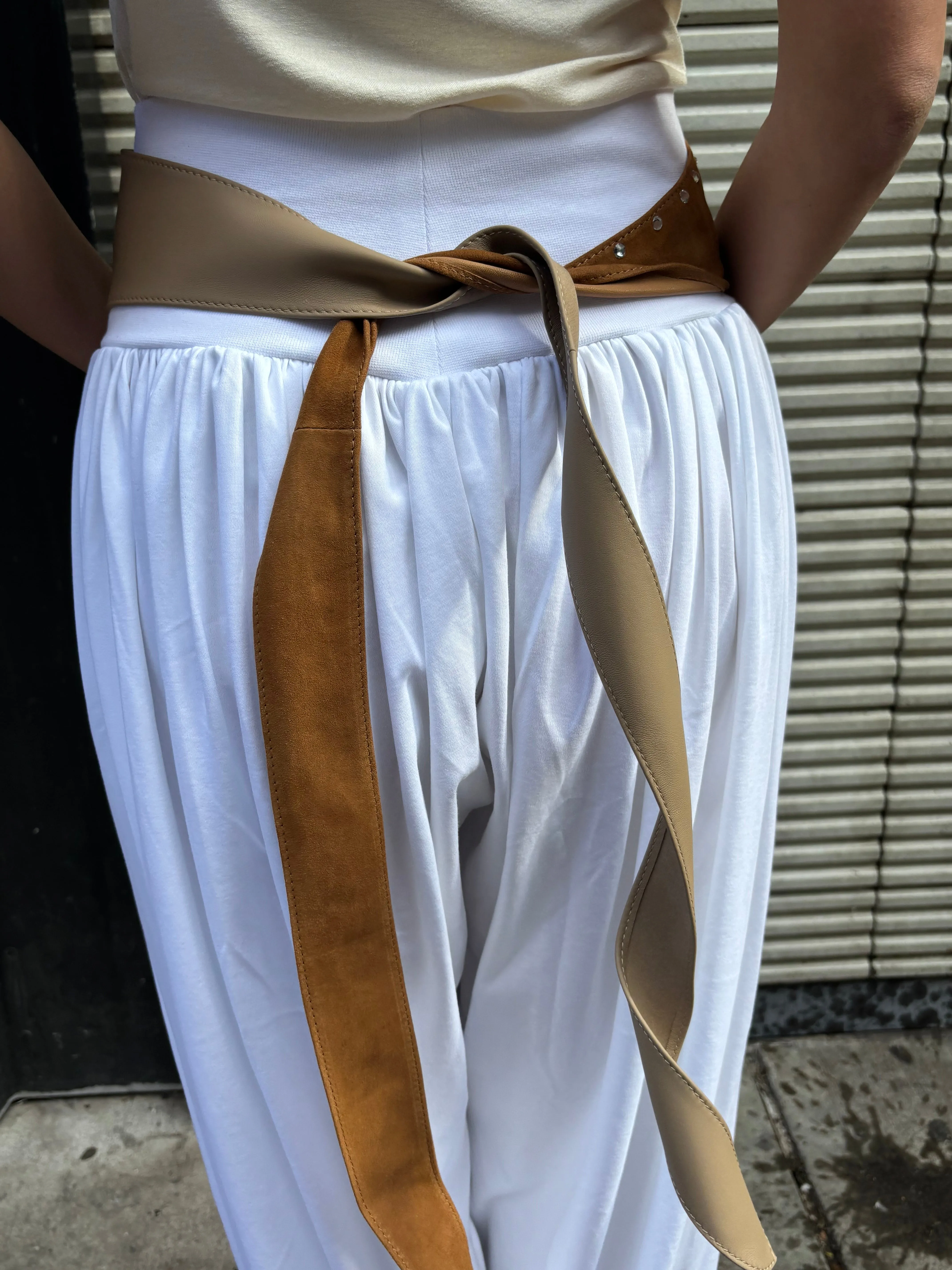 WRAP BELT, CLAY sold by Maryam Nassir Zadeh product image thumbnail 3