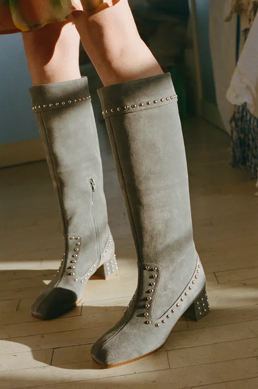 KIKI BOOT, STONE CALF made by Maryam Nassir Zadeh