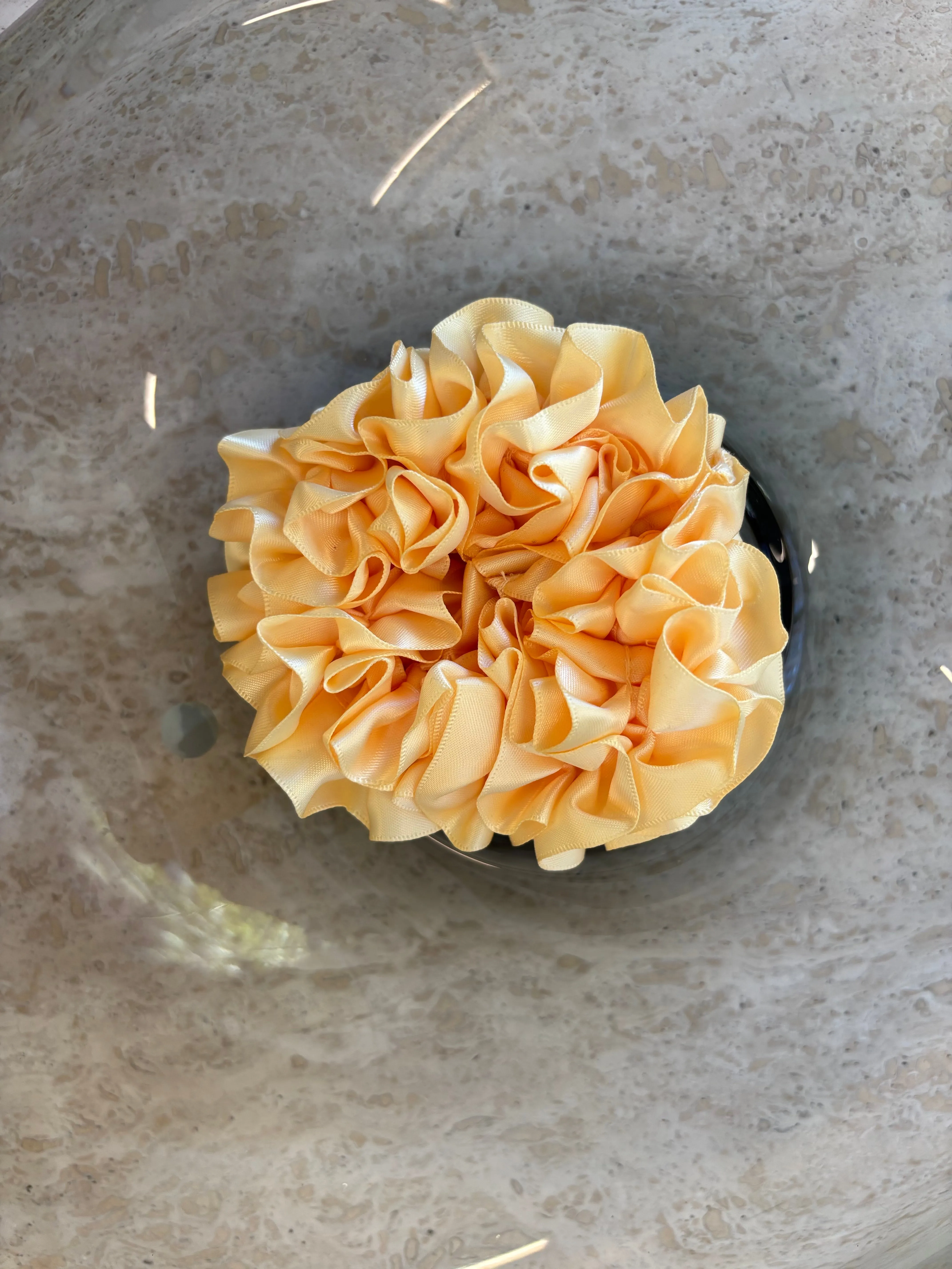 CARNATION SCRUNCHIE, CHAMOIS sold by Maryam Nassir Zadeh product image thumbnail 4