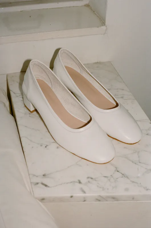 ROBERTA BALLERINA, WHITE made by Maryam Nassir Zadeh
