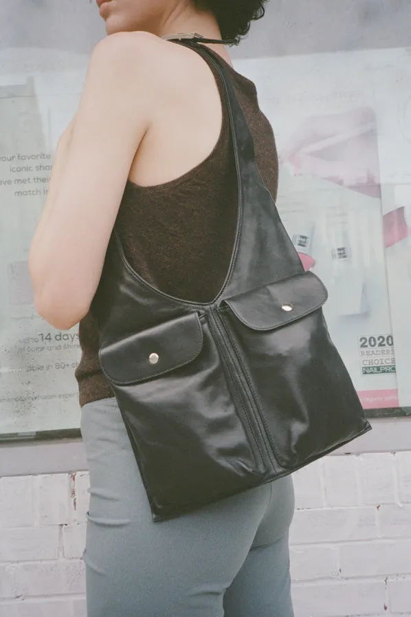 JULIAN BAG, BLACK CALF sold by Maryam Nassir Zadeh