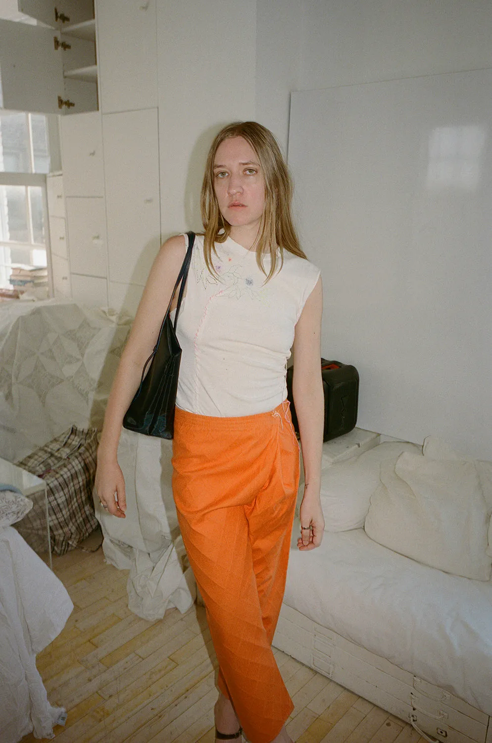 DIAMOND TEXTURE ORANGE PANTS, RUN 5 1997 sold by Maryam Nassir Zadeh product image thumbnail 3