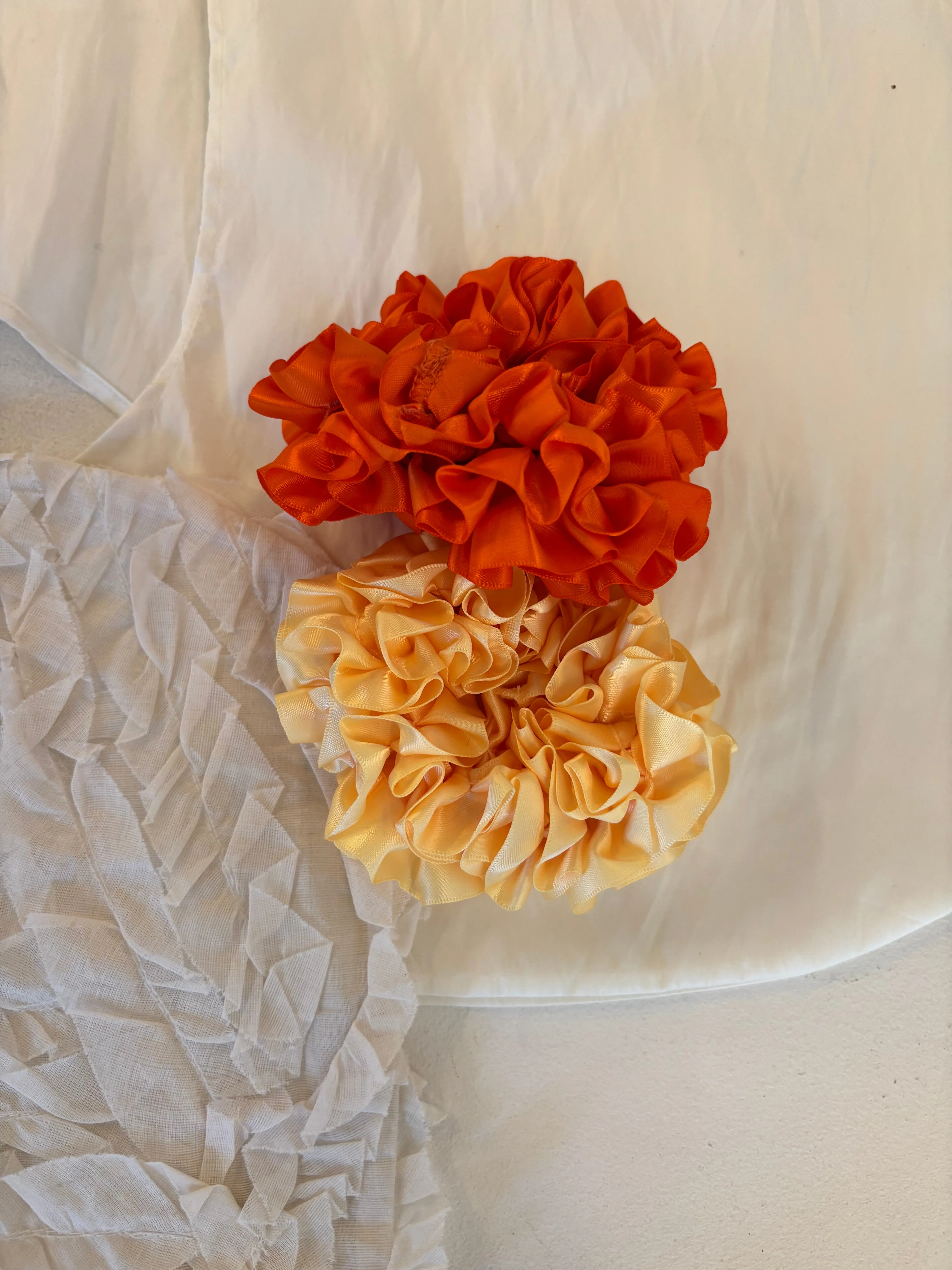 CARNATION SCRUNCHIE, RUSSET ORANGE sold by Maryam Nassir Zadeh product image thumbnail 3