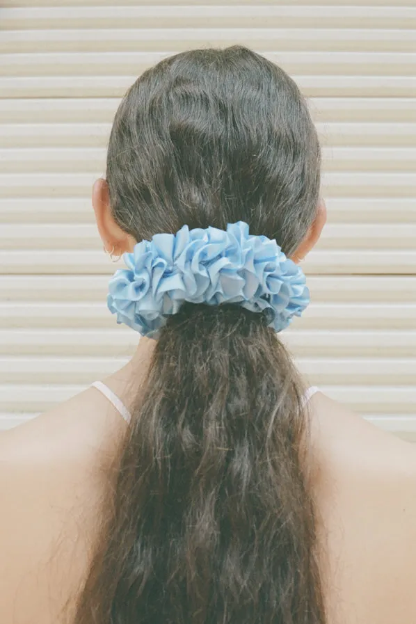 CARNATION SCRUNCHIE, PORCELAIN BLUE sold by Maryam Nassir Zadeh product image thumbnail 3