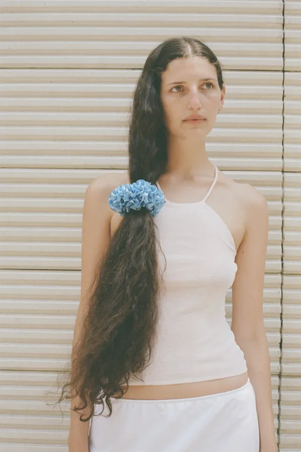 CARNATION SCRUNCHIE, PORCELAIN BLUE sold by Maryam Nassir Zadeh product image thumbnail 2