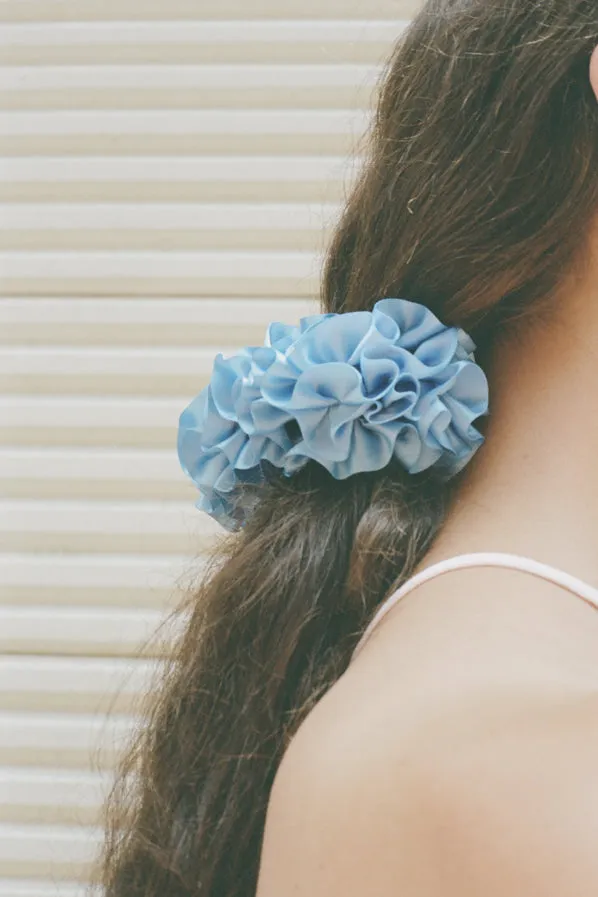 CARNATION SCRUNCHIE, PORCELAIN BLUE sold by Maryam Nassir Zadeh product image thumbnail 5