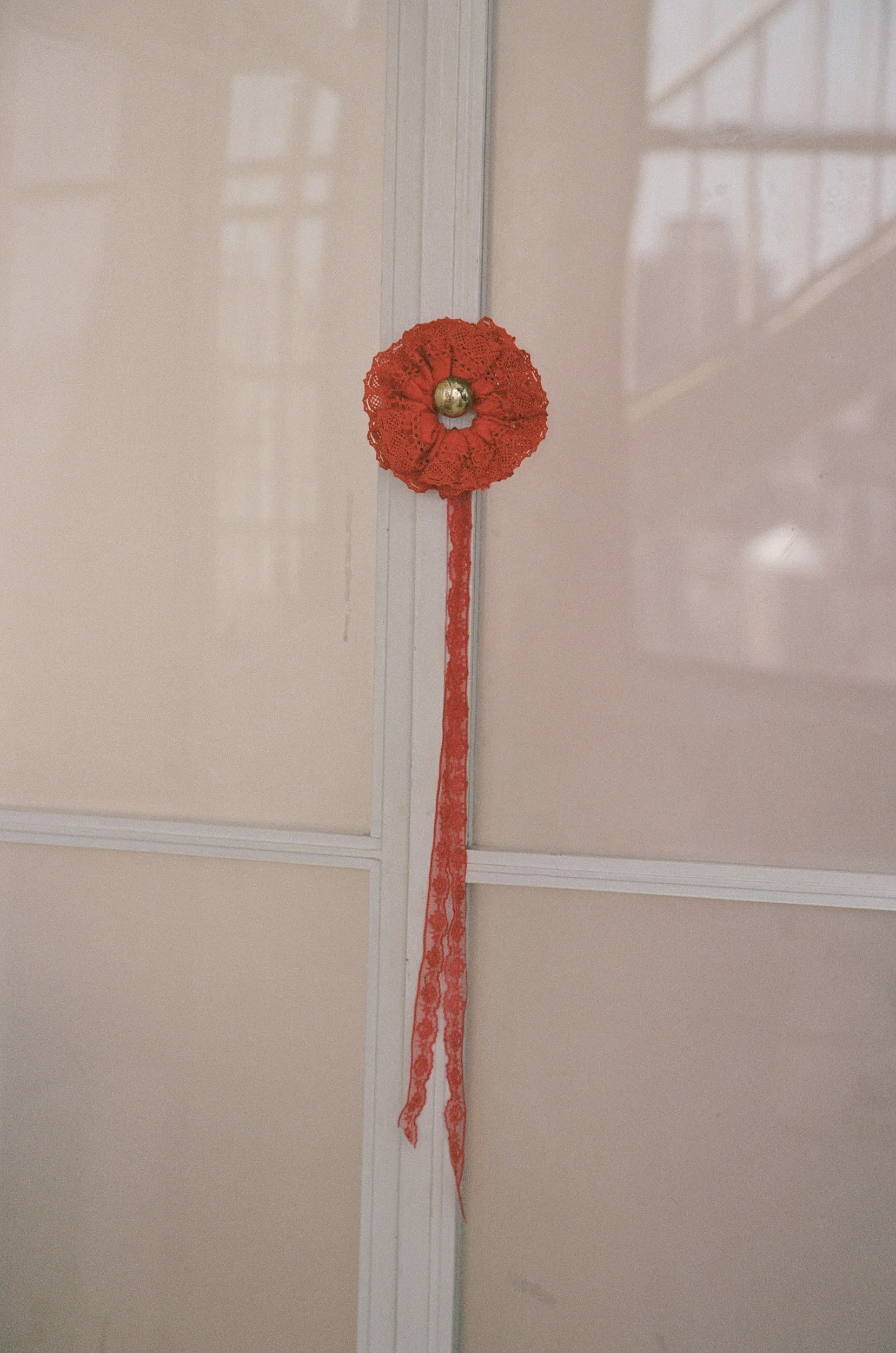LACE SCRUNCHIE, RED sold by Maryam Nassir Zadeh product image thumbnail 3