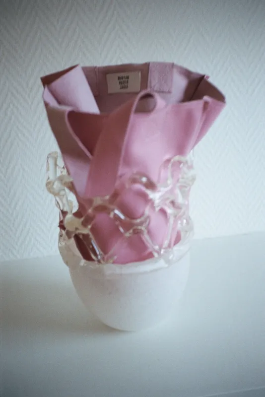 BIRTHDAY BAG, BUBBLEGUM made by Maryam Nassir Zadeh