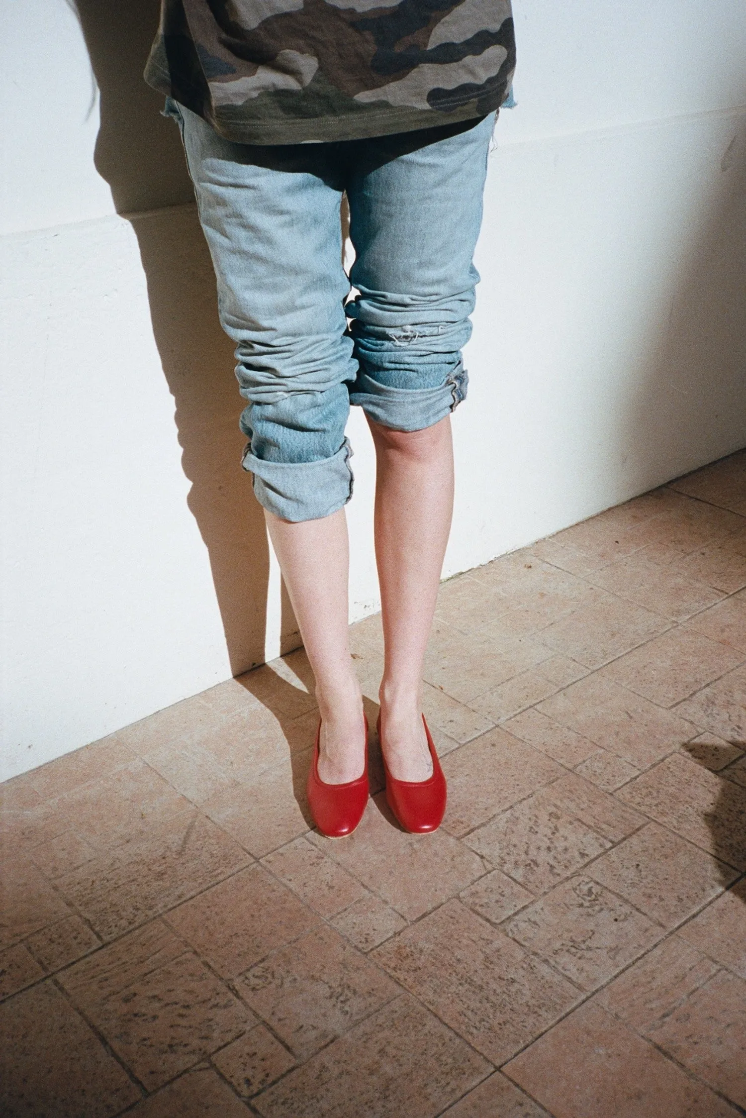 SERAFINA FLAT, ROSSO CALF sold by Maryam Nassir Zadeh product image thumbnail 2