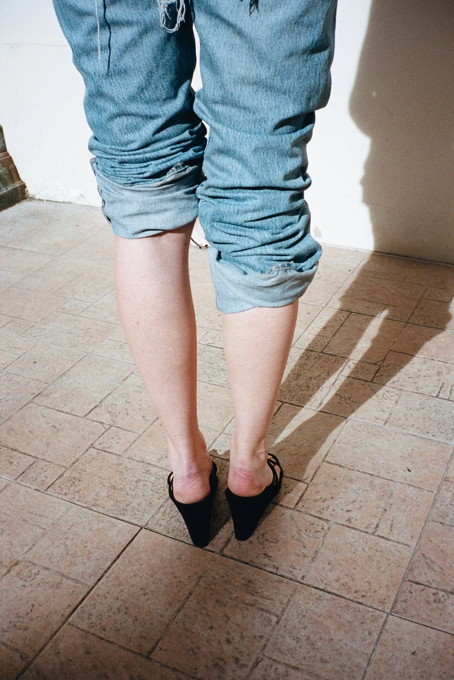 OPERA WEDGE, BLACK SUEDE sold by Maryam Nassir Zadeh product image thumbnail 4